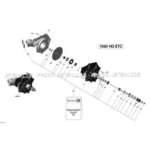 02- Supercharger pour Seadoo 2011 RXT-X 260 & RS, 2011