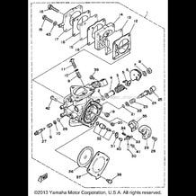 CARBURETOR pour Yamaha 1990 WaveRunner WAVE JAMMER 500 (WJ500D) 1990