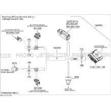 10- Electrical Harness , Steering pour Seadoo 2012 GTI SE 155, 2012 (30CS)