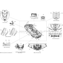 09- Decals Warning pour Seadoo 2012 GTI 130, 2012 (23CA, 23CB)