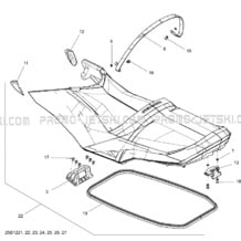 09- Seat pour Seadoo 2012 GTI 130, 2012 (23CA, 23CB)