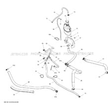 01- Cooling System pour Sea-Doo 2012 GTI SE 130, 2012 (24CA, 24CB, 24CC)