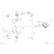 10- Electrical Harness Steering pour Sea-Doo 2012 GTI SE 130, 2012 (24CA, 24CB, 24CC)