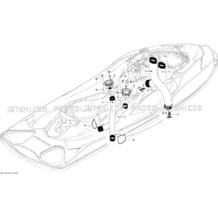 09- Ventilation pour Seadoo 2012 GTX 155, 2012 (38CS, 38CR)