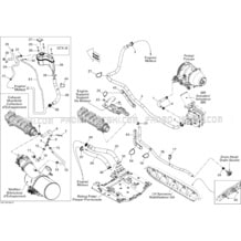 01- Cooling System pour Seadoo 2012 GTX 215, 2012 (42CS)