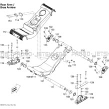 09- Seat Suspension 2 pour Seadoo 2012 GTX LTD iS 260, 2012 (18CA, 18CB)