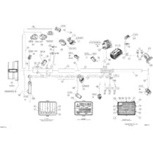 10- Electrical Harness Main pour Seadoo 2012 GTX LTD iS 260, 2012 (18CA, 18CB)