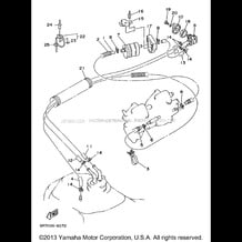 FUEL pour Yamaha 1996 WaveRunner WAVE BLASTER 700 (WB700AU) 1996