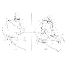 01- Cooling System pour Seadoo 2012 GTX S 155, 2012