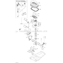 09- Seat Suspension 3 pour Sea-Doo 2012 GTX S 155, 2012