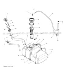 02- Fuel System pour Sea-Doo 2012 GTX 215, 2012 (42CA, 42CB)