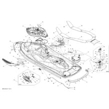 09- Body pour Sea-Doo 2012 GTX 215, 2012 (42CA, 42CB)