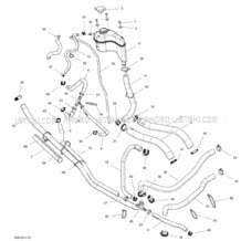 01- Cooling System pour Seadoo 2012 RXT 260 (IS), 2012