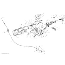 07- Steering pour Seadoo 2012 RXT 260 (IS), 2012