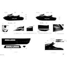 09- Decals pour Seadoo 2012 RXT 260 (IS), 2012
