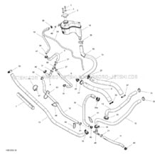 01- Cooling System pour Sea-Doo 2012 RXT-X 260 & RS. 2012