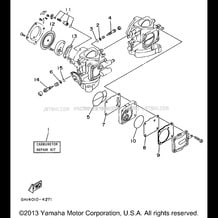 REPAIR KIT 2 pour Yamaha 1996 WaveRunner WAVE BLASTER 700 (WB700AU) 1996
