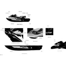 09- Decals pour Seadoo 2012 WAKE PRO 215
