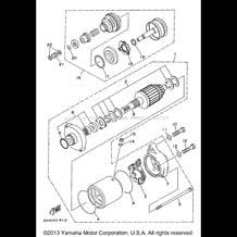STARTING MOTOR pour Yamaha 1996 WaveRunner WAVE BLASTER 700 (WB700AU) 1996