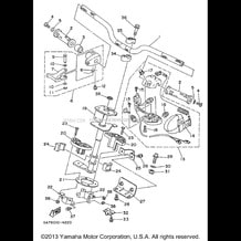 STEERING 1 pour Yamaha 1996 WaveRunner WAVE BLASTER 700 (WB700AU) 1996