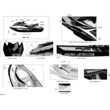 09- Decals pour Seadoo 2012 WAKE 155, 2012 (35CA, 35CB)