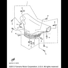 STEERING 2 pour Yamaha 1996 WaveRunner WAVE BLASTER 700 (WB700AU) 1996