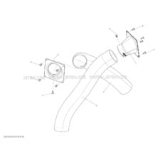 09- Ventilation pour Seadoo 2013 GTI SE 155, 2013