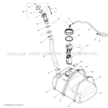 02- Fuel System pour Seadoo 2013 GTI LTD 155, 2013