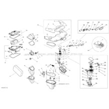 09- Storage Compartments pour Seadoo 2013 GTX S 155, 2013