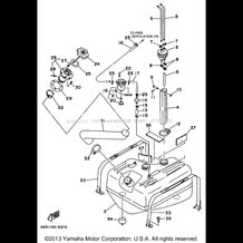 FUEL TANK pour Yamaha 1996 WaveRunner WAVE BLASTER II - WB760U - 1996