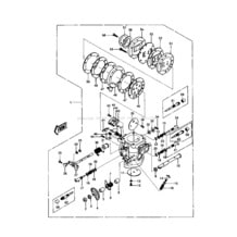 CARBURETOR pour Kawasaki 1988 JS550