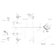 10- Electrical Harness Steering_13S1414 pour Seadoo 2014 GTI SE 155, 2014