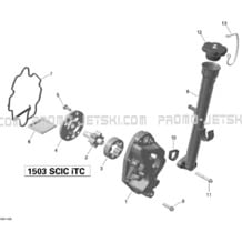 02- Oil Separator pour Seadoo 2014 GTX LTD 215, 2014