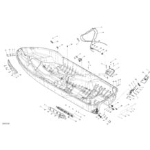 09- Hull _33S1406 pour Sea-Doo 2014 RXT-X 260 & RS. 2014