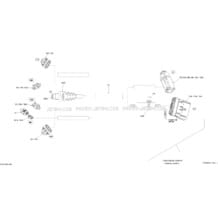 10- Electrical Harness Steering Harness_13S1406b pour Sea-Doo 2014 RXT-X 260 & RS. 2014
