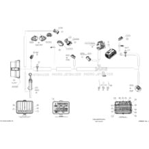 10- Electrical Harness Main Harness_13S1410a pour Sea-Doo 2014 RXT 260 & RS, 2014