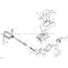05- Reverse _31S1401 pour Sea-Doo 2014 SPARK ACE 900 HO (2up And 3up), 2014