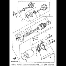 STARTING MOTOR pour Yamaha 1996 WaveRunner WAVE BLASTER II - WB760U - 1996