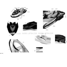 09- Decals _29S1416b pour Sea-Doo 2014 WAKE 155, 2014