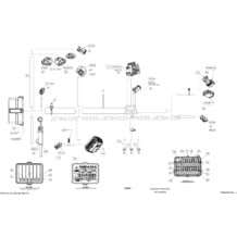 10- Electrical Harness Main Harness_13S1416a pour Seadoo 2014 WAKE 155, 2014