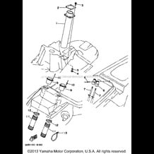 VENTILATION pour Yamaha 1996 WaveRunner WAVE BLASTER II - WB760U - 1996