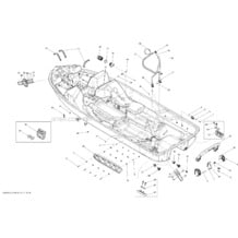 09- Hull ACMP_33S1513 pour Seadoo 2015 GTI 130, 2015