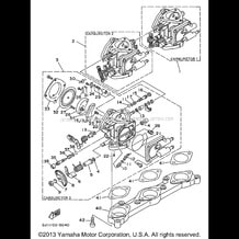 CARBURETOR pour Yamaha 1996 WaveRunner WAVE RAIDER 1100 (RA1100U) 1996