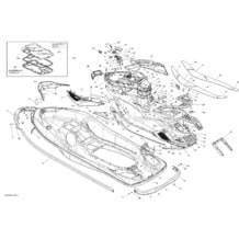 09- Body _34S1504 pour Sea-Doo 2015 GTX S 155, 2015