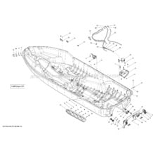 09- Hull LFI_33S1504b pour Seadoo 2015 GTX S 155, 2015