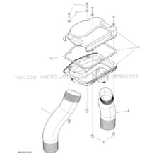 09- Ventilation _36S1504 pour Seadoo 2015 GTX S 155, 2015