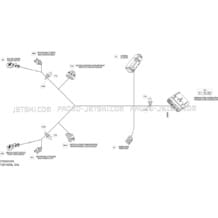10- Electrical Harness - Steering Harness - 278003265 (Refer to Electrical System for Model) pour Seadoo 2015 GTX S 155, 2015