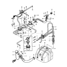 FUEL TANK pour Kawasaki 1988 JS550