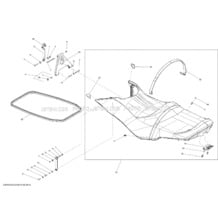 09- Seat _25S1507 pour Sea-Doo 2015 GTX 155, 2015