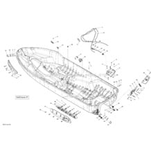 09- Hull LFI_33S1506b pour Sea-Doo 2015 RXT-X 260 & RS. 2015